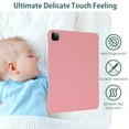thumbnail image 3 of Allytechgroup iPad Pro 11 Inch M4 Case 2024, Ultra Slim Thin Lightweight Soft Silicone Back Shell Bumper Shockproof Protective Case Cover for Apple iPad Pro 11 Inch M4 2024 5th Gen, Pink, 3 of 9