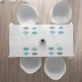 thumbnail image 3 of Ambesonne Compass Place Mats Set of 4, Windrose Marine, Standard Size, Teal Beige White, 3 of 4