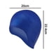 thumbnail image 2 of Gorro de natación unisex para cabello corto y largo, gorros de natación de silicona, cubre orejas, gorros de natación para mujeres, hombres, niños y adultos, azul, 2 of 5