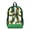 Banana Monstera Leaf Green, variant on Clear Bookbag for Girls Boys Transparent Backpack See Through School Daypack PVC Heavy Duty Unisex School Backpack for Teens Kids, Union Jack British Flag Black