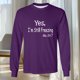 thumbnail image 5 of Amzcrzy - Sudadera Para Hombre, Estilo Veraniego, Holgada, Informal, Estampada, De Manga Larga, Con Cuello Redondo, Color Morado, Talla S, 5 of 5