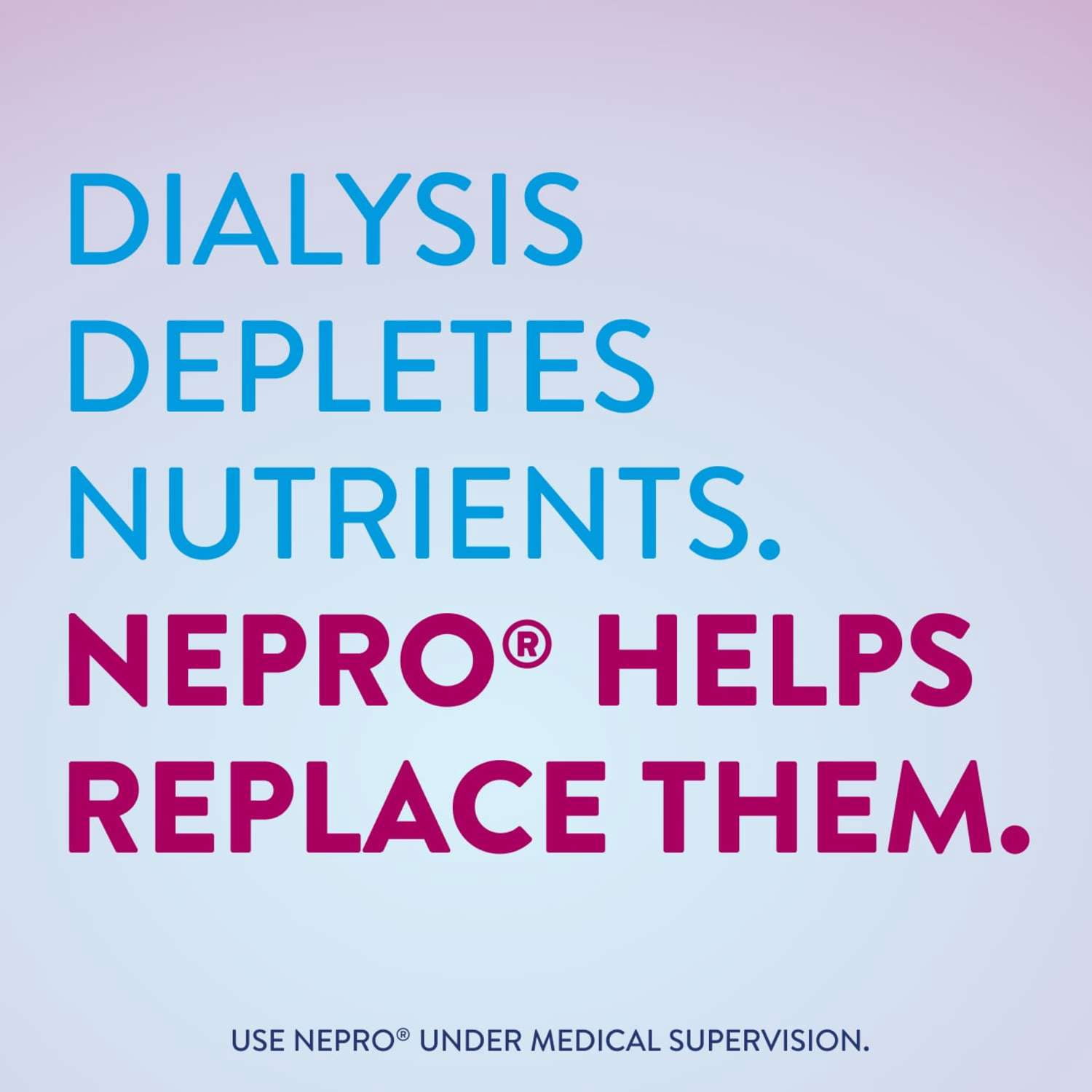 Nepro Nutrition Shake for People on Dialysis, Vanilla, 8 fl oz, Pack of 24