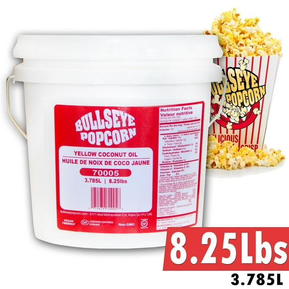 BullsEye Popcorn YELLOW Popping Oil for Popcorn 3.785L