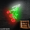 thumbnail image 2 of Glowneon Skeleton Hand Roses Neon Sign, Skeleton Sign, Halloween Sign, 2 of 5