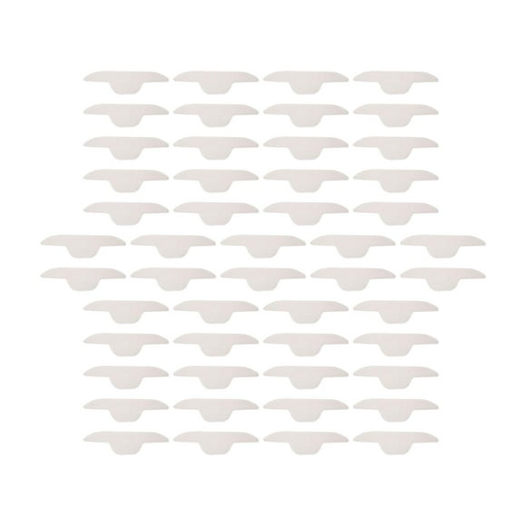 50 Pieces Disposable Collar Protector for Men and Women Absorbent S