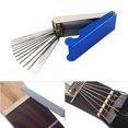 thumbnail image 1 of Guitar File Set Luthier Tools Box 13 Needle Files 1 Flat File for Guitar Bass, 1 of 8