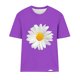 thumbnail image 4 of Camisetas de Mujer Flor Impresión Manga Corta Cuello Redondo Blusa, Ligero Y Casual de las Mujeres Camisetas, 4 of 4