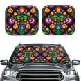 thumbnail image 2 of Haiem Traditional Floral Polish Car Windshield Sun Shade (2 Pieces) Foldable Windshield Sun Shade Car Accessories for Truck SUV Pickup-Medium, 2 of 7