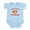 Sky Blue, variant on CafePress - Made In America With Canadian Parts Infant Bodysui - Baby Light Bodysuit, Size Newborn - 24 Months