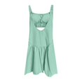 thumbnail image 2 of TOWED22 Women Tennis Dress with Built in Shorts and Bra,Sleeveless Casual Summer Backless Golf Dress,Workout Athletic Dress(Green,L), 2 of 4