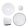 thumbnail image 2 of 22 Inch Beauty Dish Studio Photography Reflector Diffuser with Honeycomb Soft Cloth for Bowens Mount Speedlite Strobe Light(White Internal Surface), 2 of 7