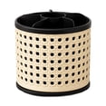 thumbnail image 2 of Organizador de brochas de maquillaje y lápices, multiusos, con soporte giratorio de 360 degree para bolígrafos. Negro, 2 of 9