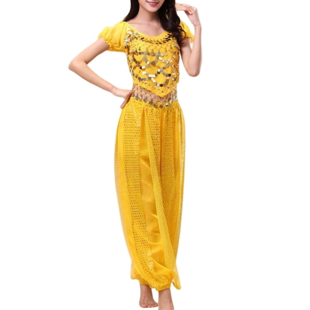Sonducket Pantalones de danza del vientre indio, conjunto de disfraz con cordones en la espalda, traje Sexy para adultos, ropa de moda para Type7 NO7