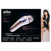Braun IPL Skin i·expert, At home Hair Removal, with free app, 4 heads, PL7387