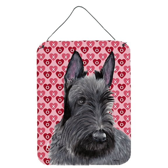 Scottish Terrier Hearts and Love Wall or Door Hanging Prints