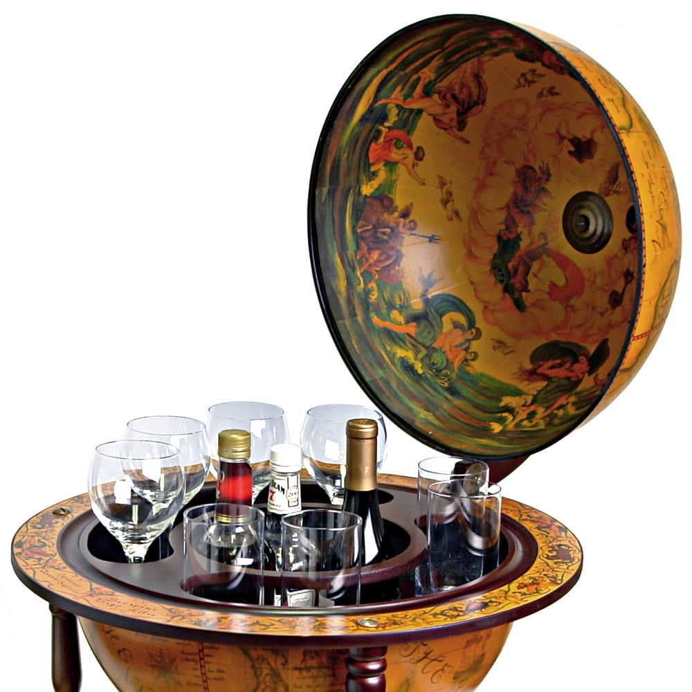 16th Century Italian Replica Globe Bar 21 Diameter