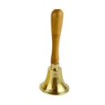 thumbnail image 3 of Campana de mano de latón, campana decorativa, mango de madera, campana para cena, campana para almuerzo, decoración 77 cm x 204 cm, 3 of 9