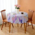 thumbnail image 3 of 60 Inch Round Lace Tablecloth Water Resistant Washable, Monarch Butterfly Aesthetic, 3 of 5