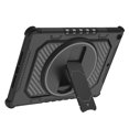 thumbnail image 4 of Jiahe Cover For iPad 9th/8th/7th Generation iPad 10.2 inch Case,Rubber Shockproof Rotation Stand with Pen Holder,Black, 4 of 9