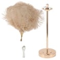 thumbnail image 3 of Lámpara de mesa de plumas, lámpara de mesa de plumas, luz de escritorio de 3 plumas, lámpara de mesa de plumas USB, instalación sin esfuerzo Jadeshay A, 3 of 8