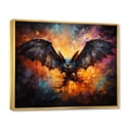 thumbnail image 2 of Designart "Bat Nocturnal Wings composition" Animals Floater Framed Wall Art Living Room, 2 of 7