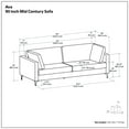 thumbnail image 3 of Ava 90-inch Sofa in Tightly Woven Performance Fabric, 3 of 7