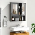 thumbnail image 7 of Walsunny Medicine Bathroom Cabinet with Adjustable Partitions and Inlaid Mirror Door, with a big Shelf for Kitchen, Dining room, 7 of 7