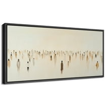 Large Framed Canvas Print Dark Botanical Still Life with Vintage Flowers Wall Art Decorative Ready to Hang Painting for Living room Bedroom - 60"x30" Black Frame