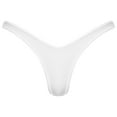 thumbnail image 2 of dPois String Aguichant en Forme de V pour Femmes -t-back Mini Bikini pour Fête à la Piscine Blanche G, 2 of 7
