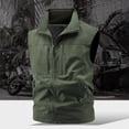 thumbnail image 2 of Levmjia Men's Sleeveless Vest Stand Collar Zip Vest Casual Autumn Vest Polyester Vest Men's Outerwear Vest Lightweight Vest Sizes M-5XL, 2 of 9