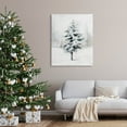 thumbnail image 2 of Wintery Snow Tree Scene Holiday Graphic Art Gallery Wrapped Canvas Print Wall Art, 2 of 7