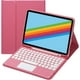 thumbnail image 1 of Funda con teclado táctil para iPad de 9.ª/8.ª/7.ª generación (2021/2020/2019) de 10,2 pulgadas, con portalápices - Teclado Bluetooth táctil magnéticamente desmontable, 1 of 7