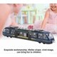 thumbnail image 2 of Miniature Model Car, Simulation Alloy Train Model Diecast Model Cars for Children (Blue), 2 of 5