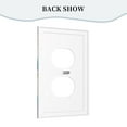 thumbnail image 4 of ZICANCN Outlet Covers Wall Plate, Colourful Marble Wallpaper Light Switch Cover Decorative, Duplex Toggle Combo 1-Gang, 4 of 9