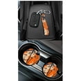 thumbnail image 3 of KUIFORTI Orange Camouflage Car Seat Cover Set Elastic Fabrics Set 15 Pcs Automotive Front Seat & Bench Back Seat Cover All-Season Protection Easy to Install Fit Car SUV Auto, 3 of 7
