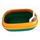 thumbnail image 3 of Bandeja de arena para gatos, fácil de limpiar, resistente, para gatos, grande, inodoro para gatos verde, 3 of 9