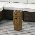 thumbnail image 5 of VENTOPYR 15,000 BTU 11-inch Round Outdoor Propane Fire Pit Table,Free Lava Rocks(Brown), 5 of 8