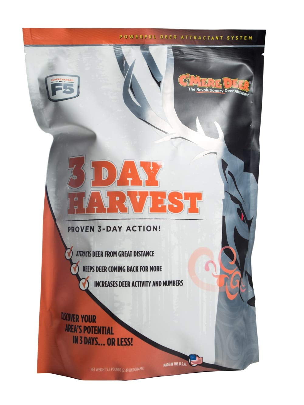 C'Mere Deer 3Day Harvest Deer Attractant, 5.5 lb. Bag Walmart