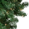thumbnail image 3 of Northlight 7.5ft Artificial Green Upside Down Spruce Pre-Lit Medium Christmas Tree, 3 of 7