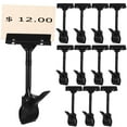thumbnail image 1 of SHISUYAN 12 Pcs Price Cards Clips Rotatable Sign Clips Merchandise Sign Clips Price Card Organizer For Shop, 1 of 9