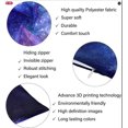thumbnail image 5 of Galaxy Body Pillow Cover Outer Universe Space Nebula Star Night Luxury Long Pillow Case Protector with Zipper Decorative Starry Sky Large Pillowcases Cushoned for Bedroom,Couch 20"x54",Blue Purple, 5 of 6