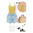thumbnail image 4 of Pack 4 Blusas De Tirante Microfibra Fresca Basicos De Mujer LOLE  Blusa, 4 of 5