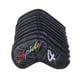 thumbnail image 2 of Club de golf Cubiertas Cubierta de cabeza de araña Accesorio Accesorio Anti-Agua PU Golfs Cabezales Protector en bolsa Paquete Reemplazo para Dominant Negro 10 Piezas Kearding OD003021-01B, 2 of 7
