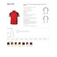 thumbnail image 2 of Sport-Tek ST654 Micropique Mens Tricolor Polo Shirt - True Royal/Gold/White - Large, 2 of 2