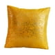 thumbnail image 3 of Funda de almohada de 17,72x17,72 pulgadas, manualidades, decoración del hogar, funda de cojín ligera, funda de almohada cuadrada para muebles de silla Dorado, 3 of 8