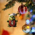 thumbnail image 4 of Supbessel Grinch Christmas Decorations Christmas Decorations - Initial Green Surname Pendant Decoration Hanging Decoration Suitable For Christmas Tree Car Backpack, 4 of 4