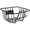 Black, variant on Howish Bike Accessory Bike Wire Basket - Quick Release Handlebar & Rear Rack Compatible,iron(9.45"X7.48"X5.31")