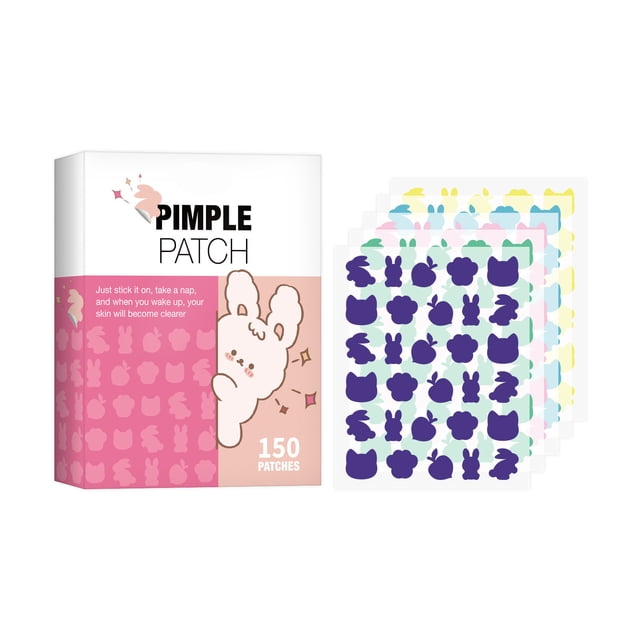 Parche para el acné Parche hidrocoloide para el acné en forma de nube Parche de absorción del acné Parche para el cuidado de la piel facial (1 paquete, 150 tabletas)