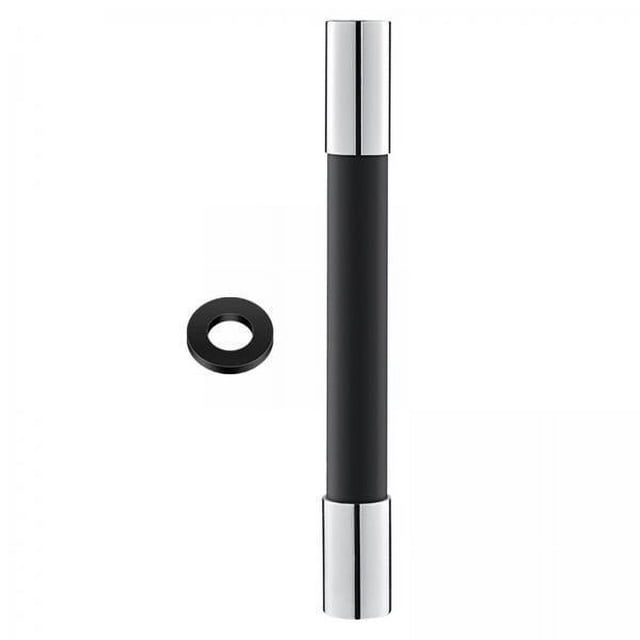 2xExtensor De Tubo De Extensión De Grifo Universal Para Fregadero Cocina Al Aire Libre Negro 30 Cm