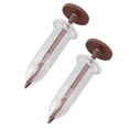 thumbnail image 2 of 2pcs Mini Sowing Seed Dispenser Sower Small Seed Spreader Adjustable Handheld Seed Planter Sowing Seeder Gardening Tool Brown, 2 of 12